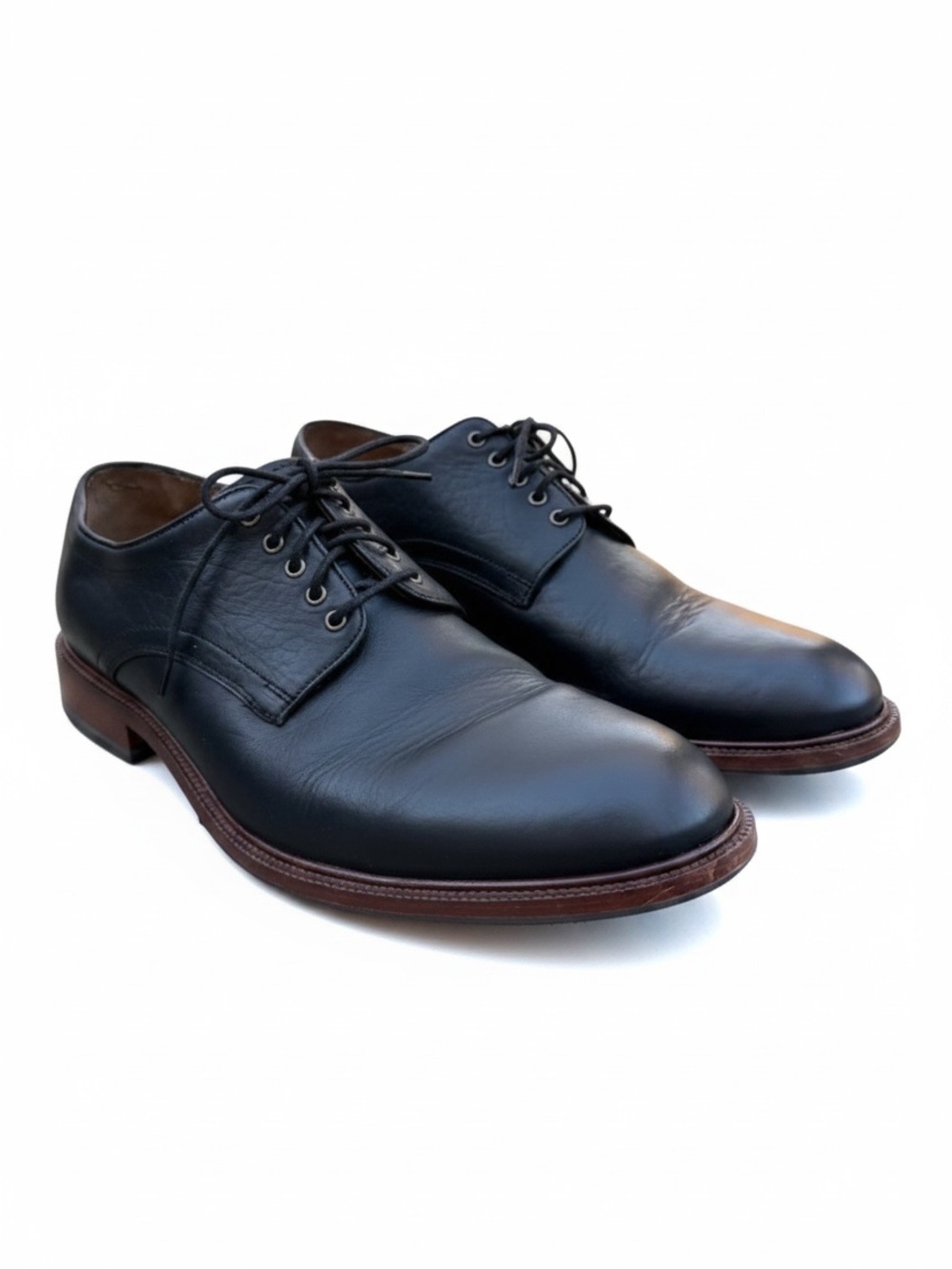 Trask Landry Black Leather Lace Up Oxfords size 11 M